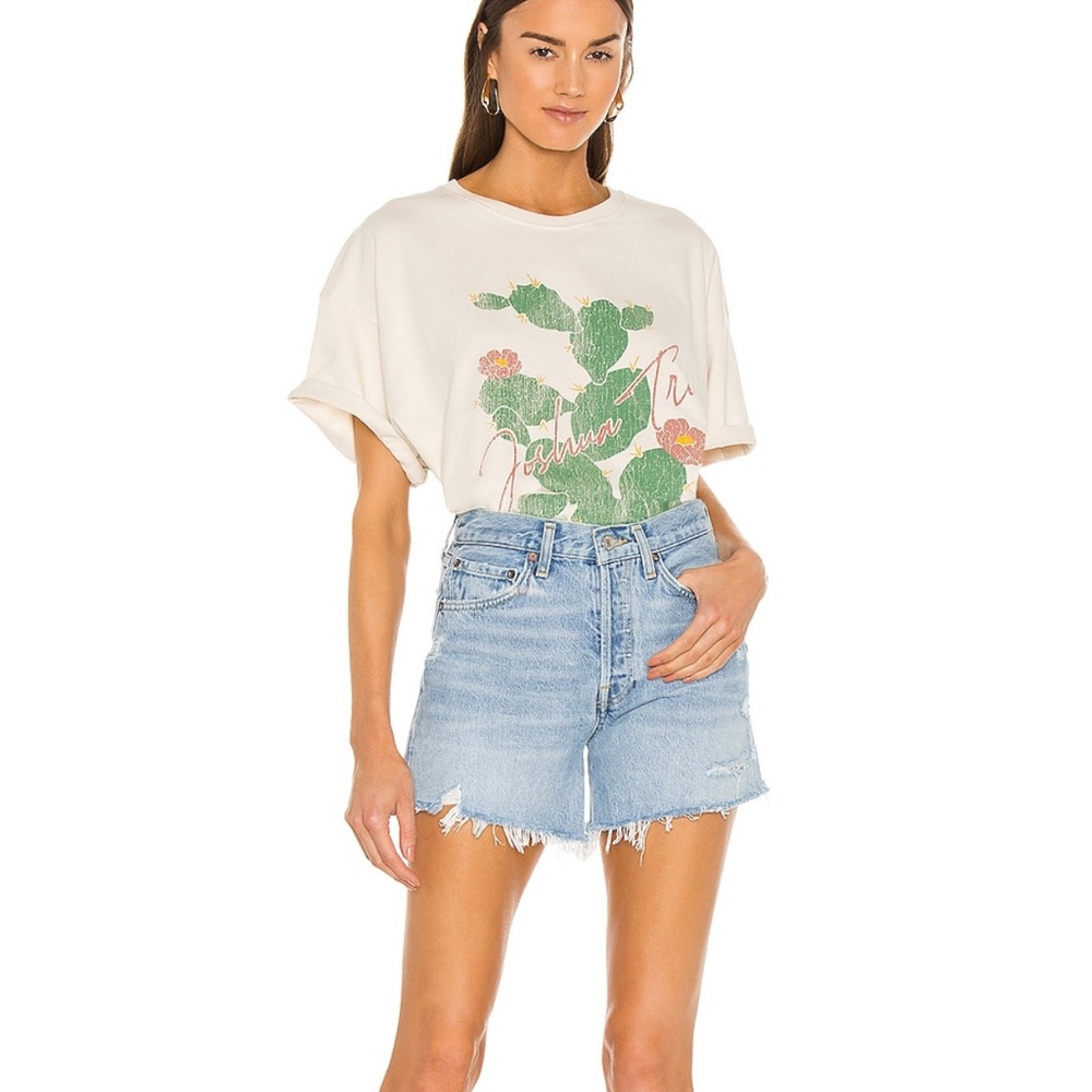 Agolde Women's Light Blue Jean Shorts